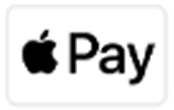 Apple Pay logo featuring the Apple icon followed by the word "Pay" on a white background.